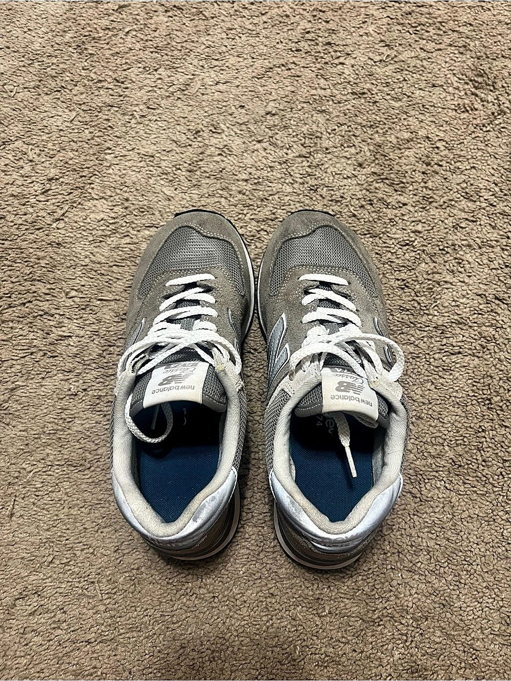 New Balance 574 Core Pack Grey Sneakers Gray & White US 8.5 D